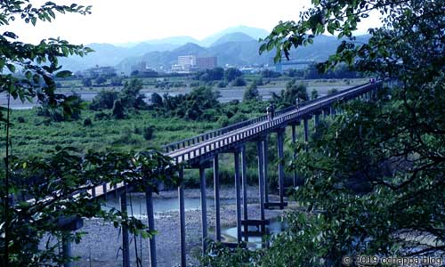 ドラマでよく見かける橋・蓬莱橋